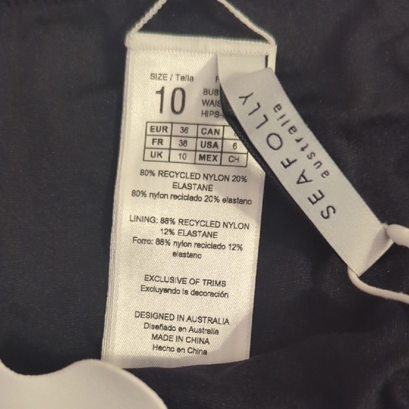 Seafolly Monochrome Wave Bikini - Picture 2 of 7